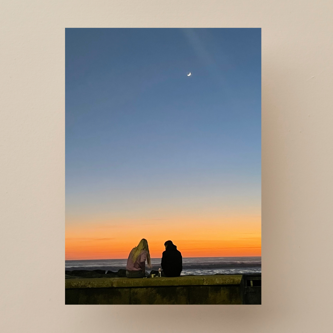 Create a unique Valentines Card with a photo of the two of you in your happy place!