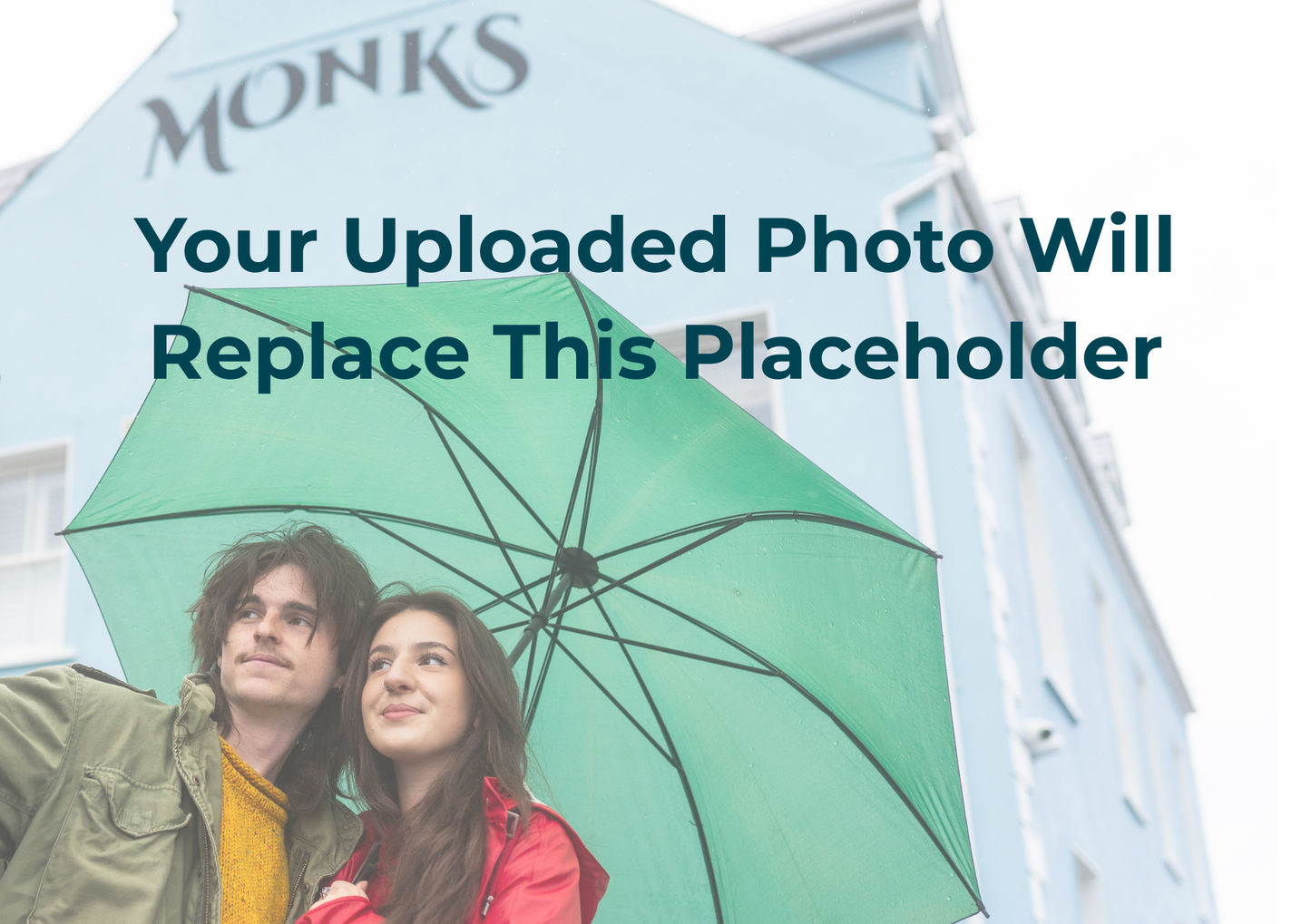 Sample postcard image to illustrate the personalised photo postcard