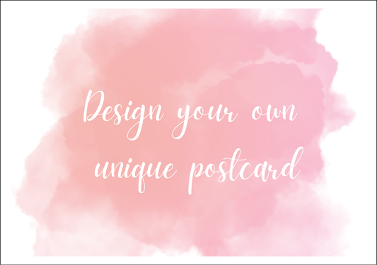 Upload your own picture to create your own unique postcard