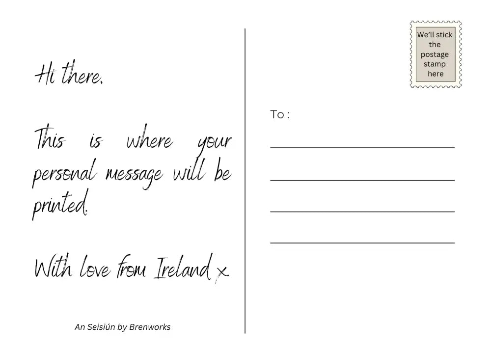 An Seisiún By Brenworks Print-On-Demand Postcard