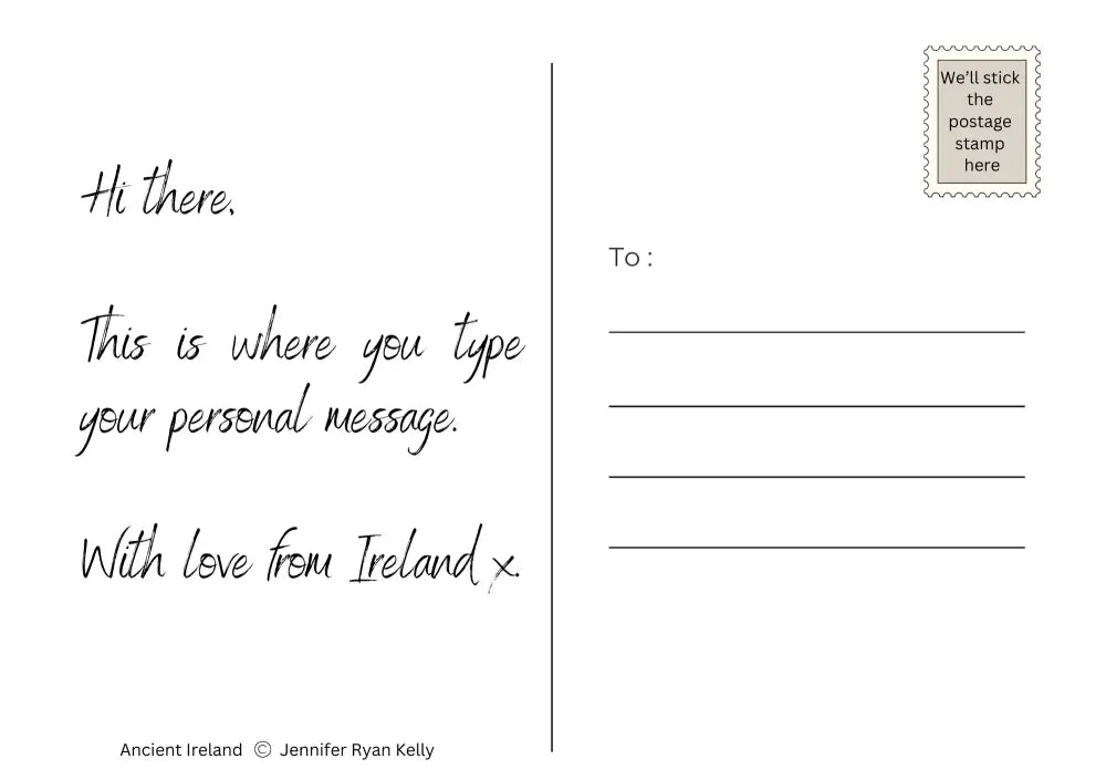 Ancient Ireland By Jennifer Ryan Kelly Print-On-Demand Postcard