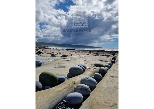 Beachcombing Fanore Co. Clare By Liam Mcnamara Print-On-Demand Postcard