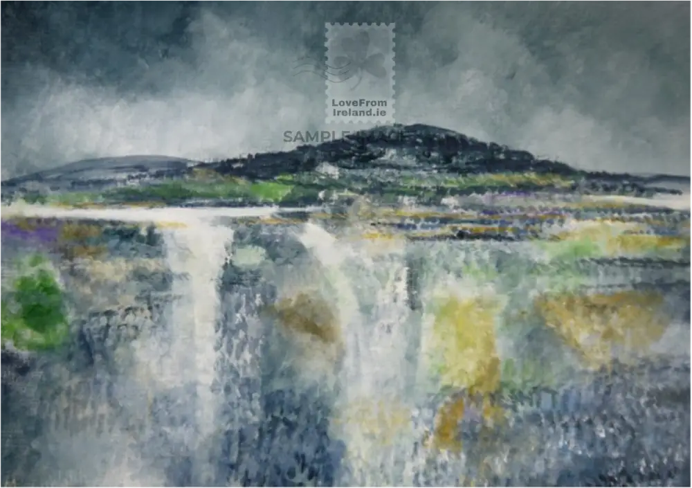 Burren After Rain By Manus Walsh Print-On-Demand Postcard