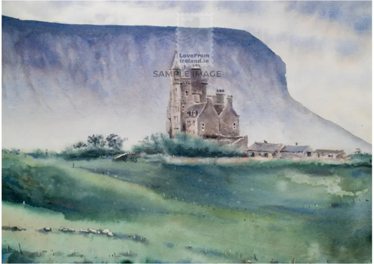 Classiebawn Castle Benbulben Sligo By Karina Guseva Print-On-Demand Postcard