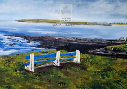 Cliff Walk Kilkee by Pauline Dunleavy - Print-on-demand postcard