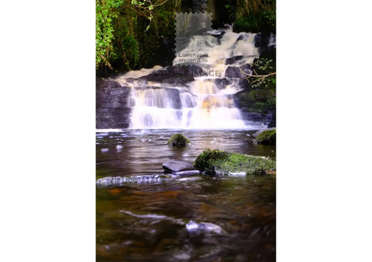 Duntally Waterfall Donegal By Celkie Print-On-Demand Postcard