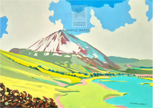 Errigal Co. Donegal by Mícheál Gallagher-Sedrowski Print-on-demand postcard