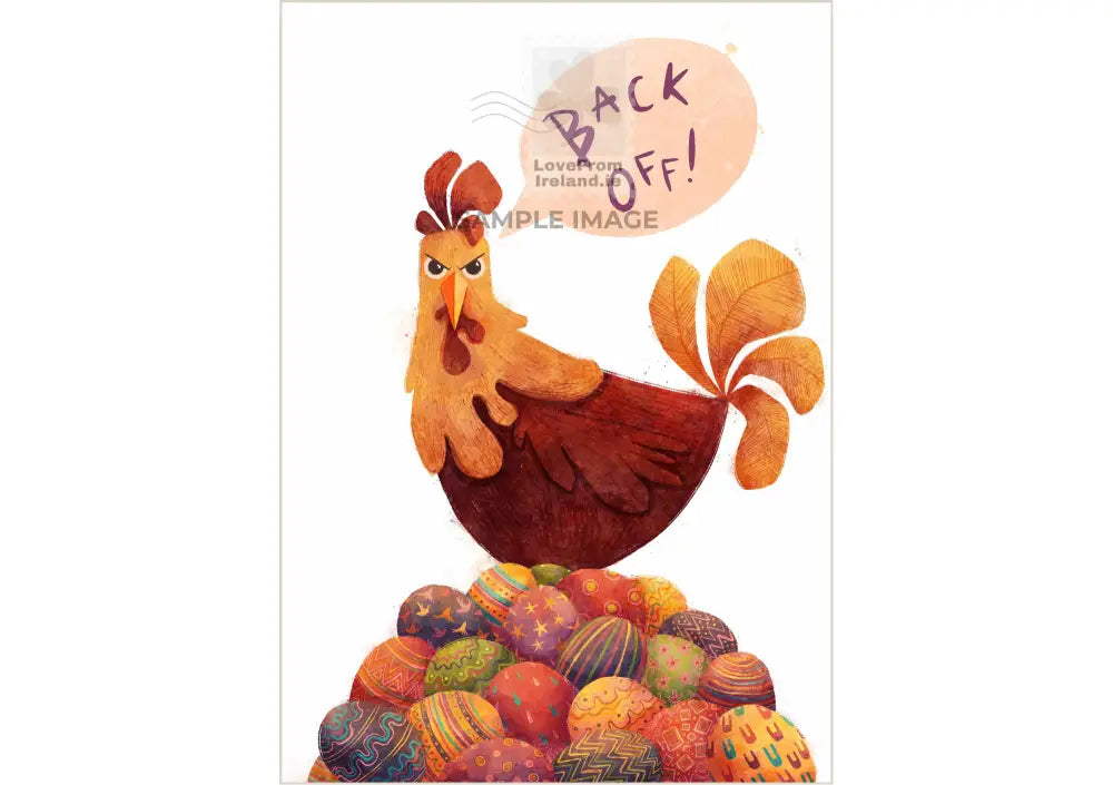 Happy Easter! By Shannon Bergin Print-On-Demand Postcard