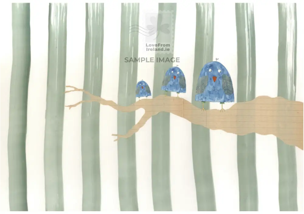 In The Woods By Rachel Rothwell Print-On-Demand Postcard