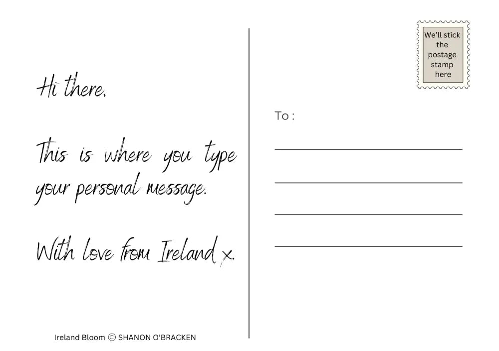 Ireland Bloom By Shanon O’bracken Print-On-Demand Postcard