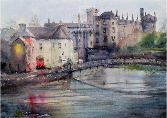 Kilkenny Castle By Karina Guseva Print-On-Demand Postcard