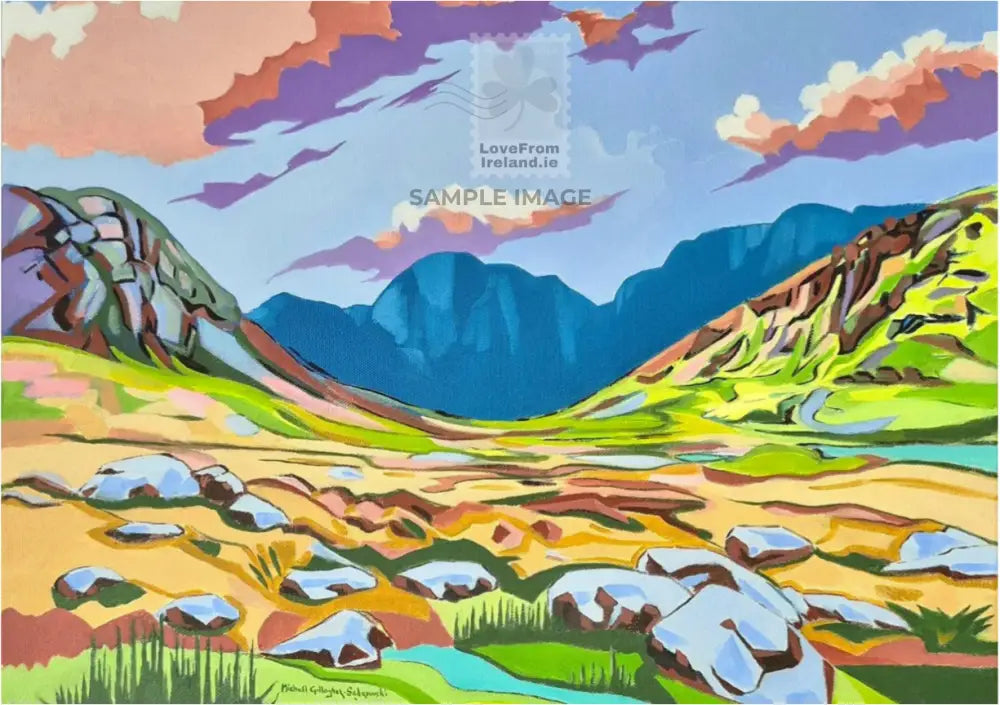 Poison Glen Co. Donegal by Mícheál Gallagher-Sedrowski Print-on-demand postcard