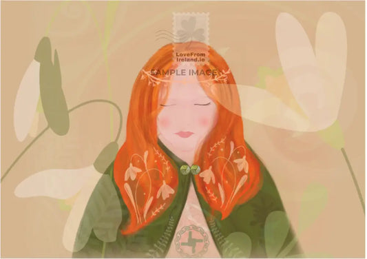 St. Brigid by Shanon O’Bracken Print-on-demand postcard