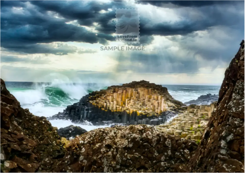 Stormy Causeway By Martyn Boyd Print-On-Demand Postcard