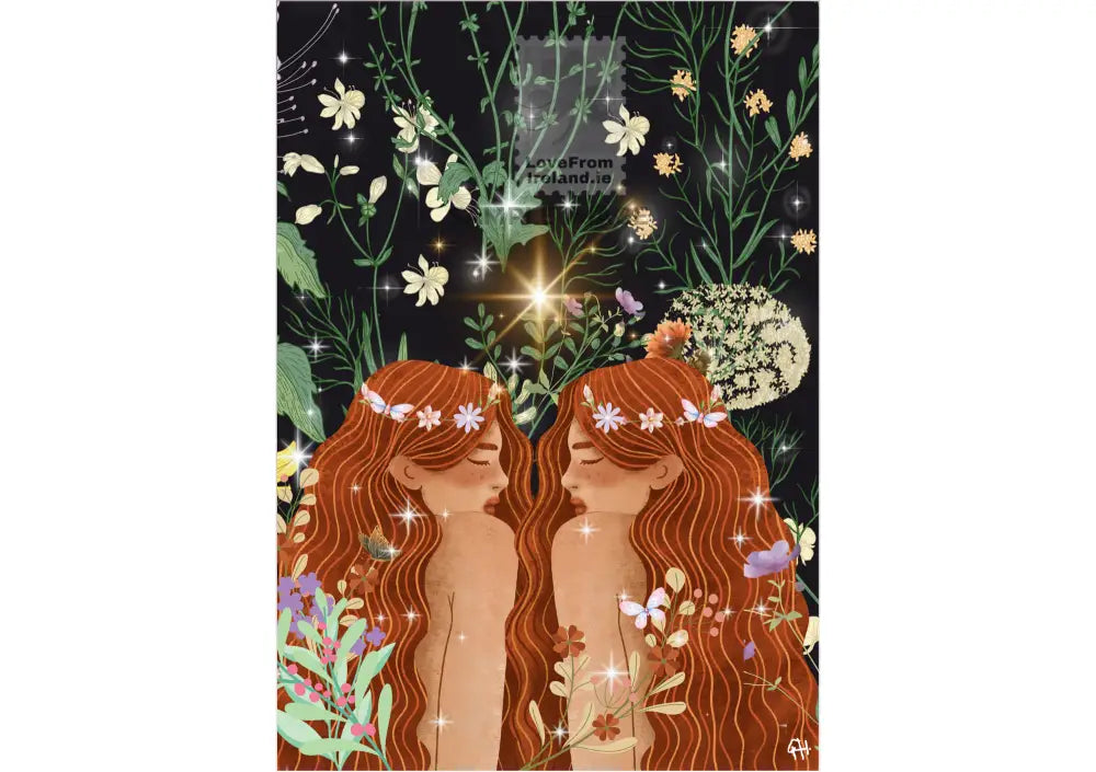 The ’Sidhe’ Fairy People By Gillian Hennessy Print-On-Demand Postcard