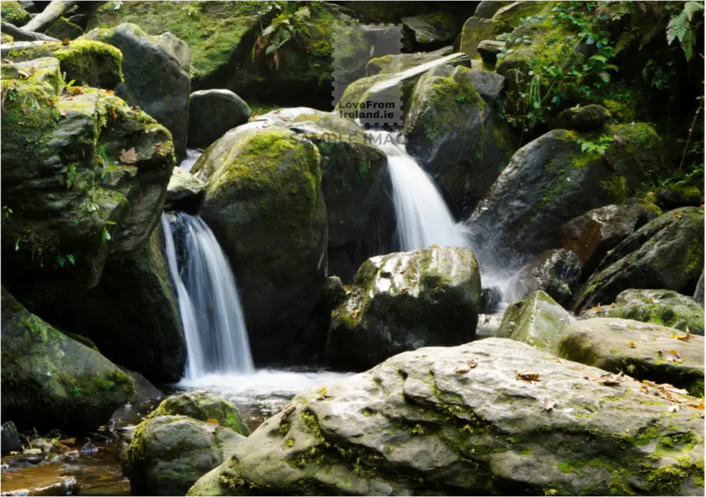 Torc Waterfall By Seán Slattery Print-On-Demand Postcard