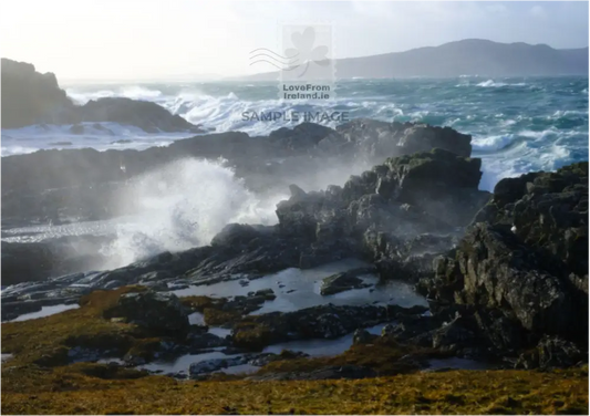 Wild Atlantic Waves By Celkie Print-On-Demand Postcard